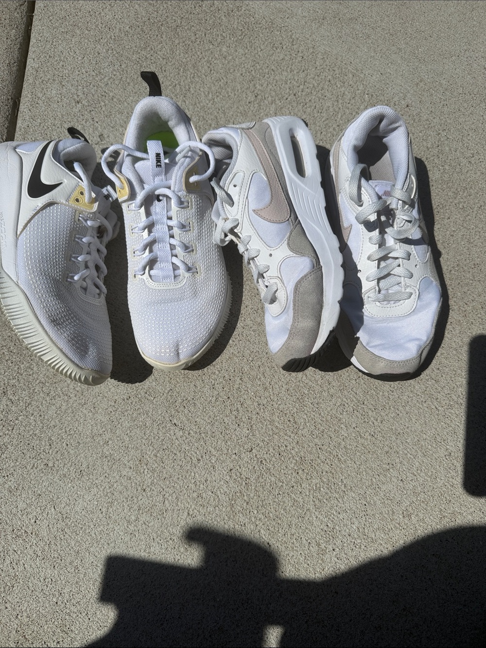 Nike Women's Zoom HyperAce 2 Volleyball Shoes 8 size and Nike air shoes 8.5size